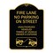 Signmission No Parking on Street Unauthorized Vehicles Towed at Vehicle Owners Expense, A-DES-BG-1824-23690 A-DES-BG-1824-23690 - alternate 1
